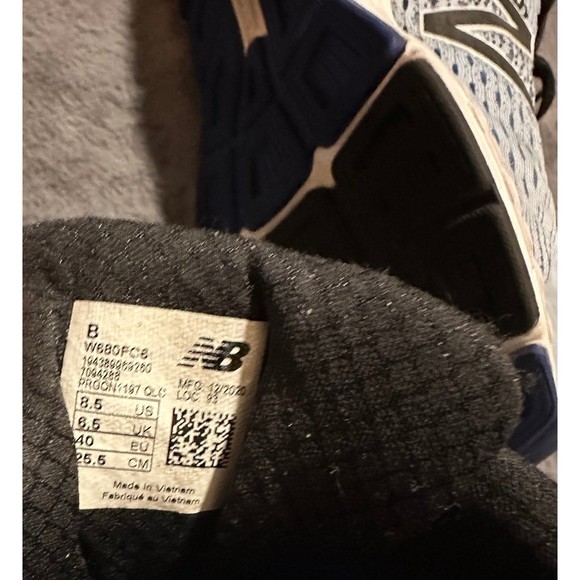 New Balance Womens 680 V6 W680FC6 Blue Running Shoes Sneakers - Picture 5 of 6